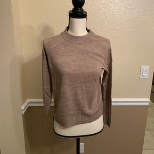 Karen Scott Luxsoft Chestnut Zip Back Sweater PS